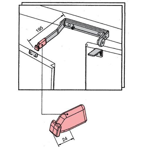 HERACLES F-8535-ARG sélecteur de fermeture argent