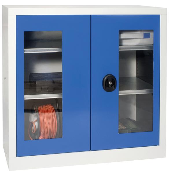 ARMOIRE PORTES BATTANTES TRANSPARENTES