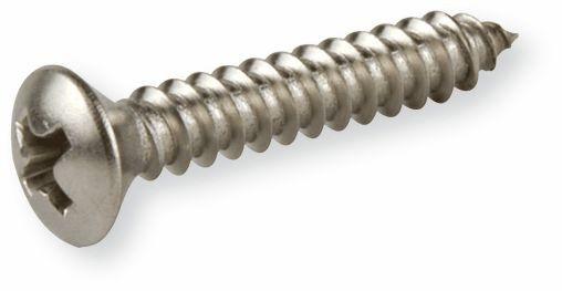 Vis à tôle Tête Fraisée Bombée (TFB) Pozidriv INOX A2 - DIN7983