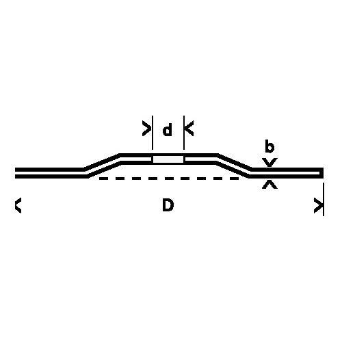 X-LOCK MEULE 125 X 6,0 ACIER D
