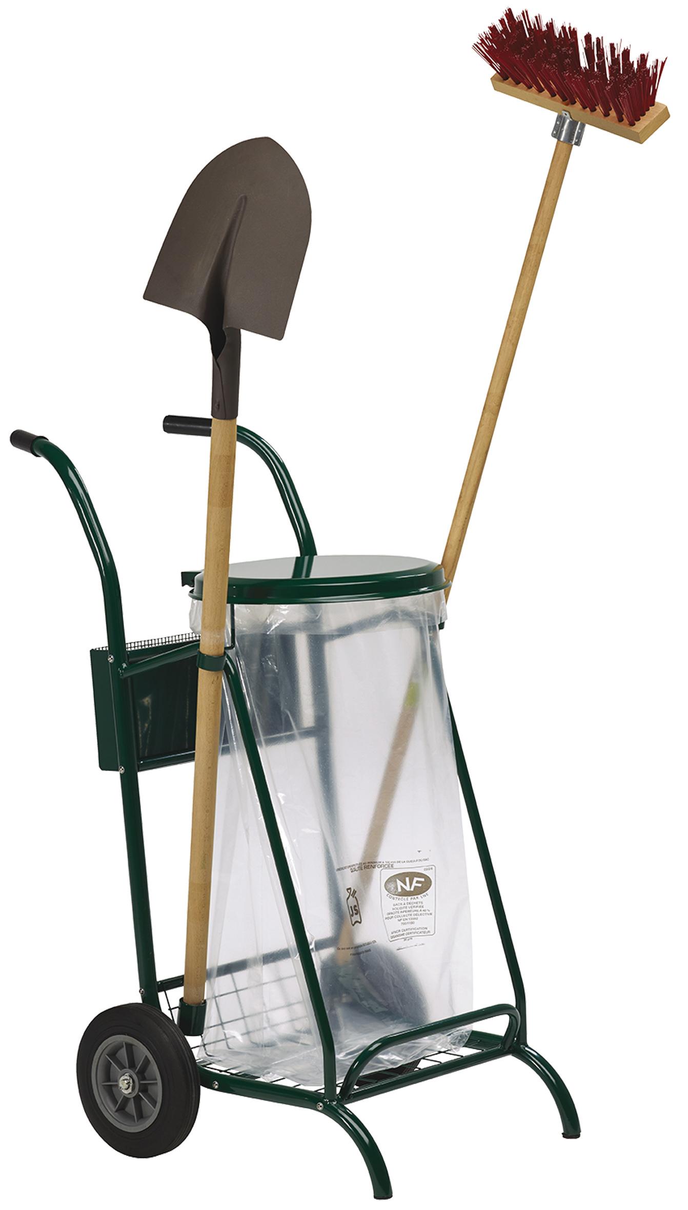 CHARIOT DE VOIRIE 110L AVEC COUVERCLE