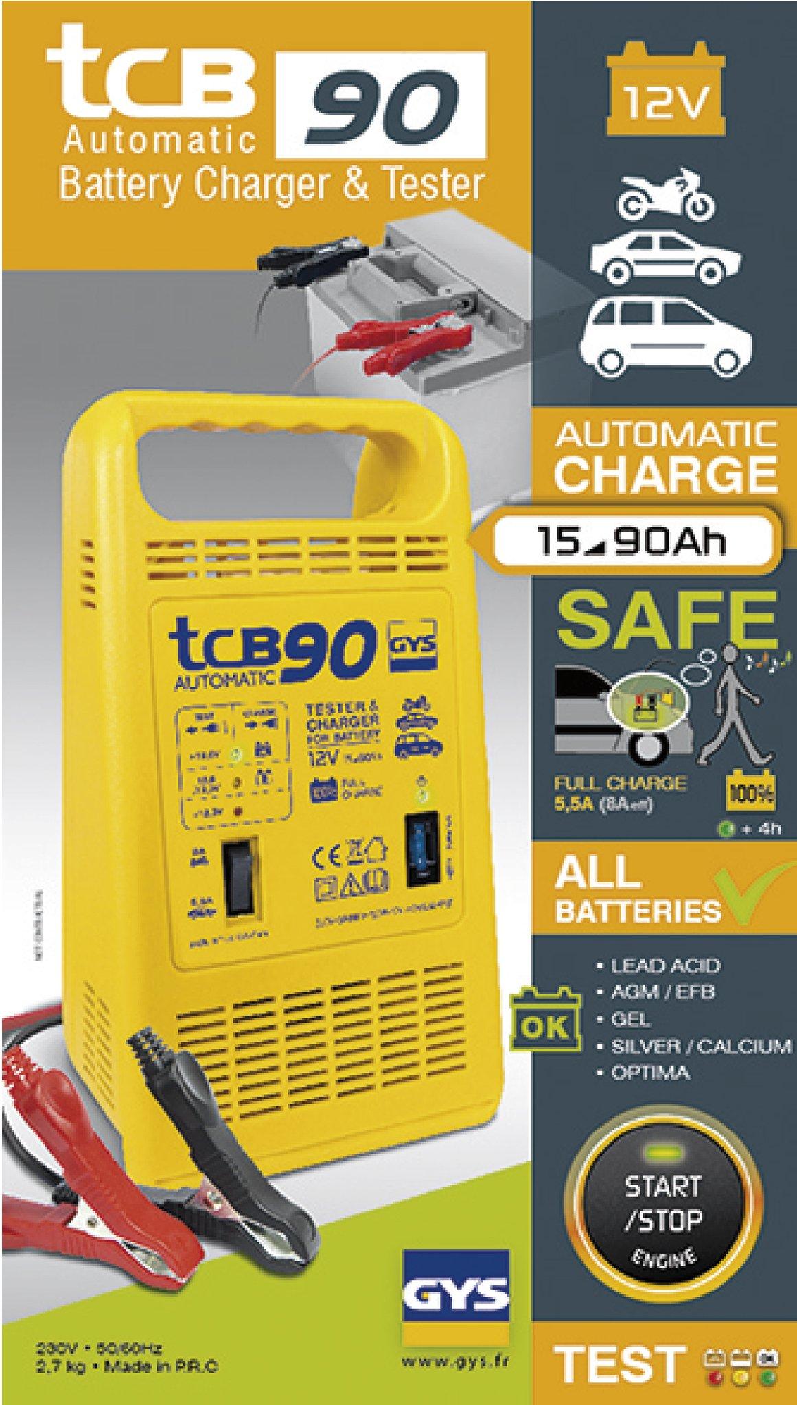 CHARGEUR DE BATTERIE TCB90