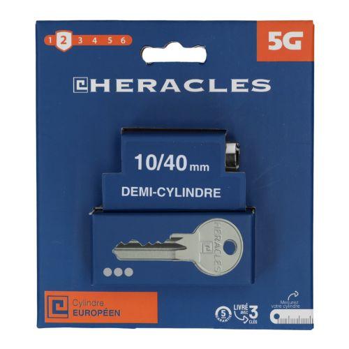 HERACLES ZL-C100011 cylindre à double entrée 5 goupilles 5G 30 x 40 mm laiton ni
