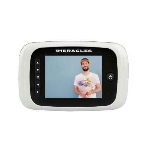 HERACLES PI-HISPY-2-B judas numérique micro-viseur blanc