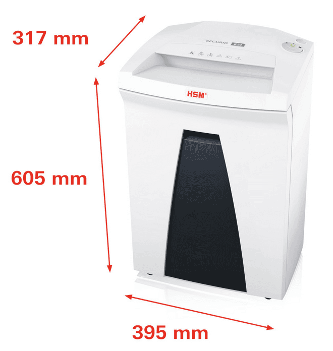 Destructeur de documents individuel B24 Securio 3,9 mm HSM