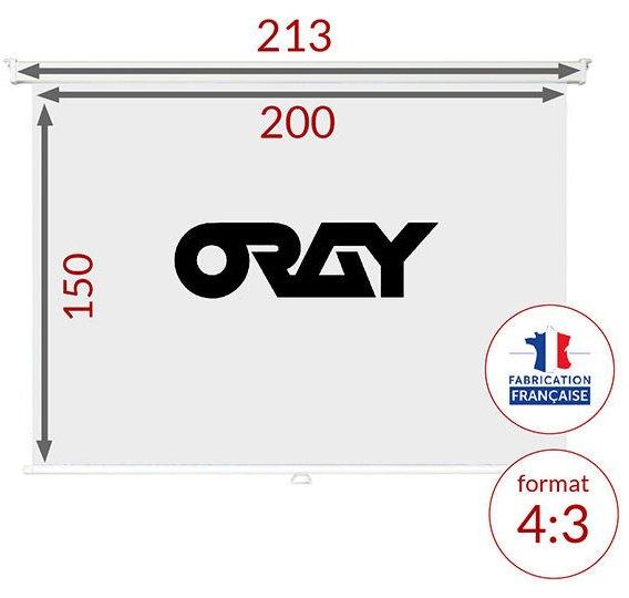 ECRAN DE PROJECTION SUR PIED