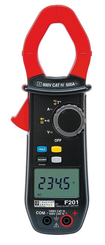 Pince multimètre numérique F201 1000 V CAT III