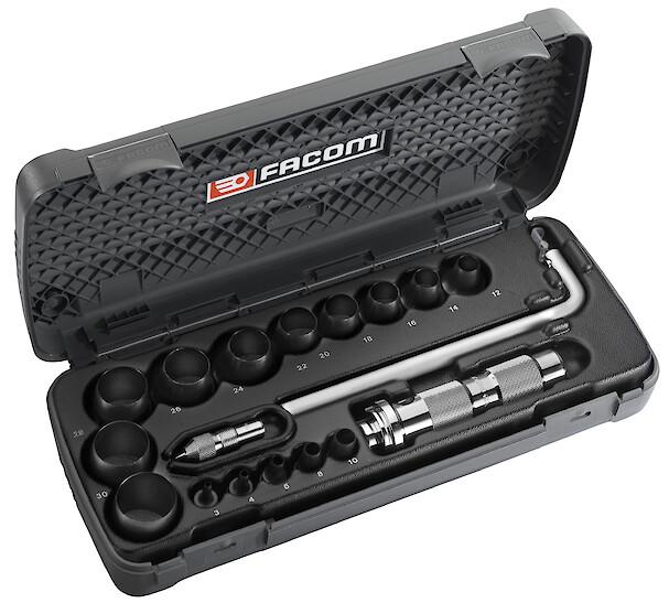 Coffret d'emporte-pièces pour joints - 18 pièces - FACOM 245.J1