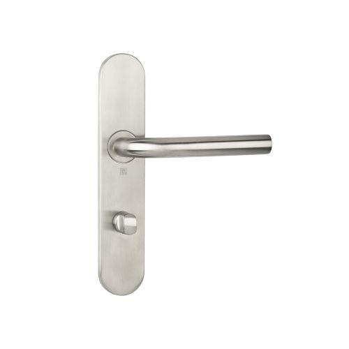 Ensemble double bequille sur plaque JADE série 1194 - voyant- inox