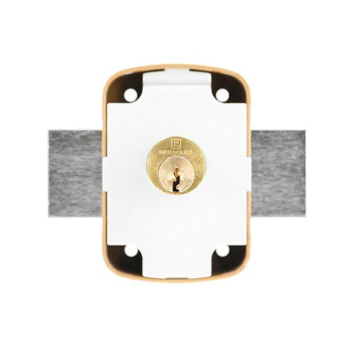 HERACLES 458-50 verrou à bouton cylindre 50 mm coloris or ECO