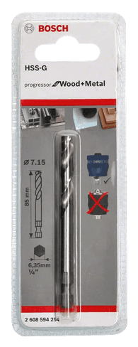 Foret de centrage HSS-G POWER CHANGE PLUS