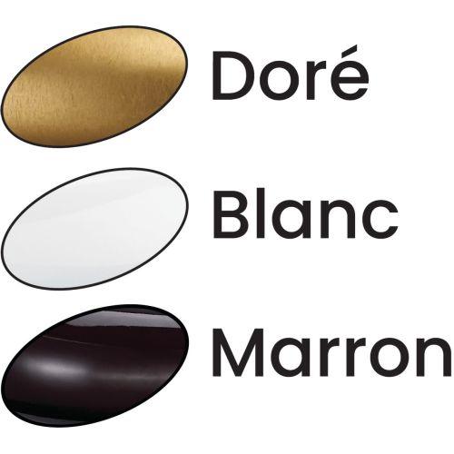 HERACLES - C5-95800EM verrou pour cylindre à profil européen 958E marron sans cy