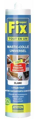 COLLE MASTIC SUPER FIX BLANC