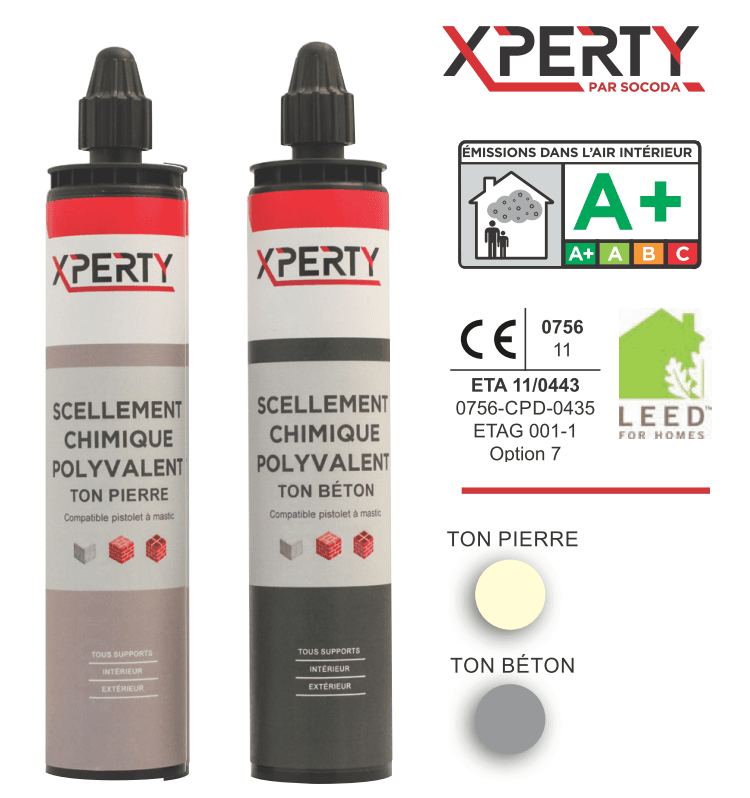 SCELLEMENT CHIMIQUE POLYVALENT