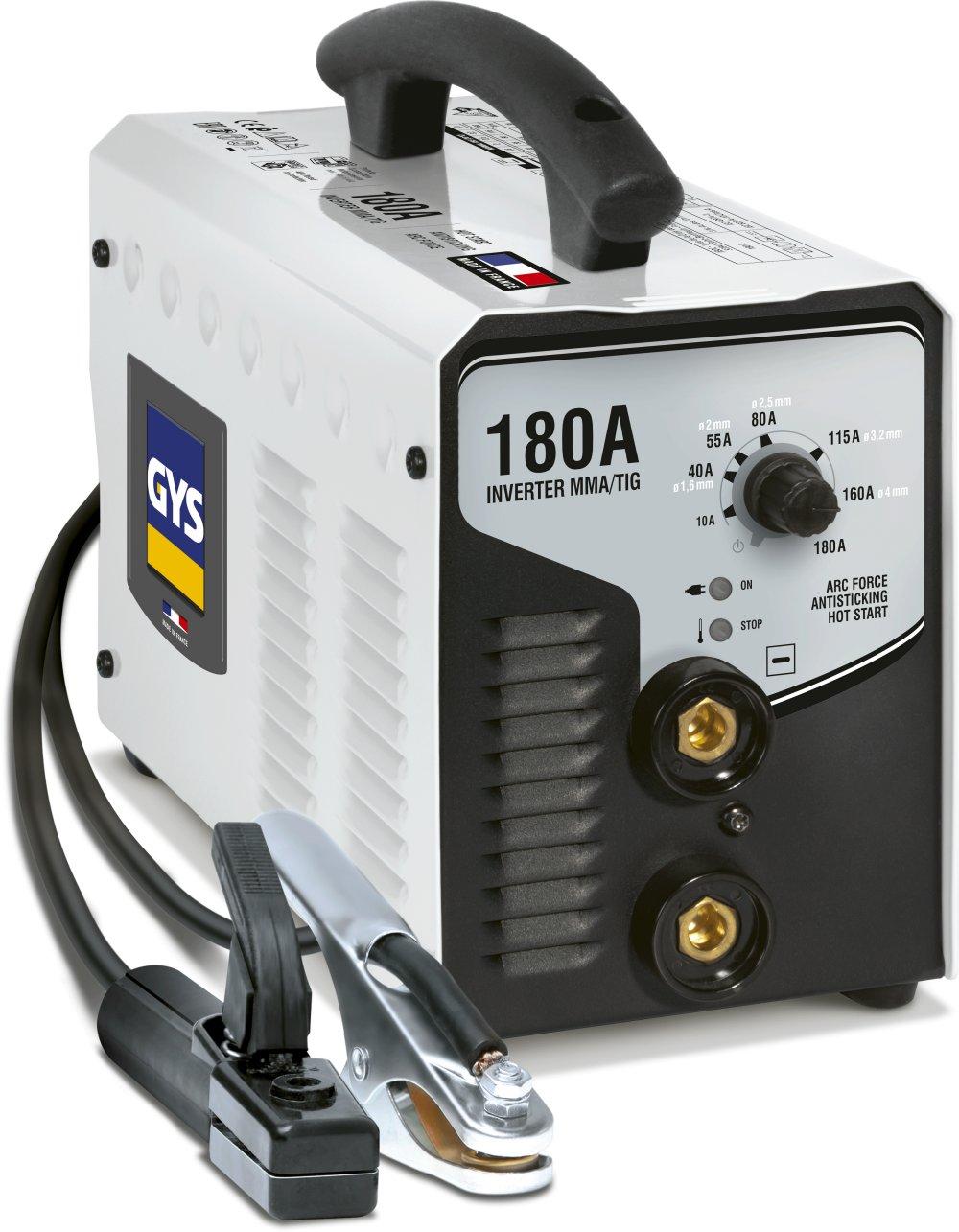 POSTE A SOUDURE INVERTER A ELECTRODE ENROBEE (MMA) 180 A