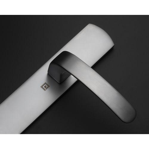 HERACLES B-ELFE-10 ensemble sur plaque entraxe 195 mm palière clé I chromé mat E