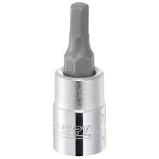 DOUILLE TOURNEVIS 1/4"" 6 PANS METRIQUE