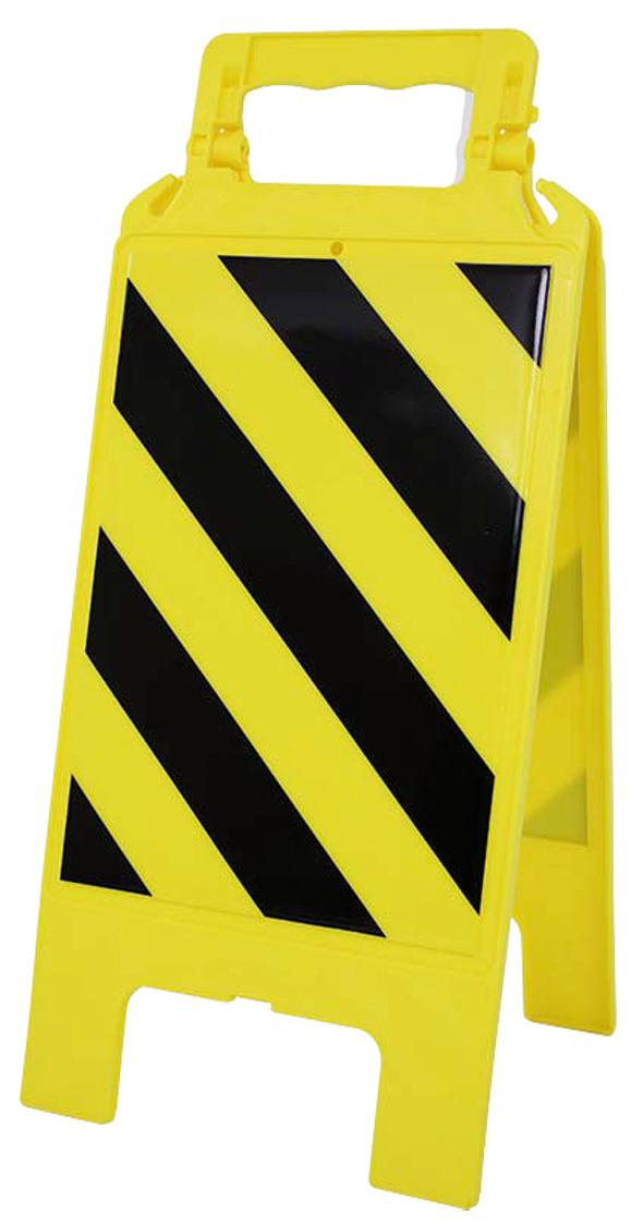 CHEVALET DE SIGNALISATION JAUNE