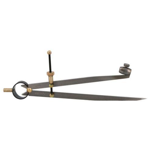 WILMART 180504 Compas à ressort avec porte-crayon acier 200 mm