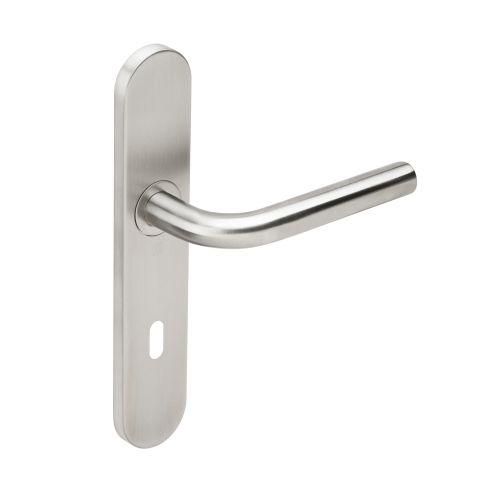 Ensemble double bequille sur plaque JADE série 1194 - Clé L - inox