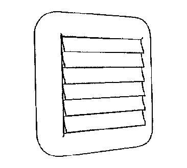 GRILLE CARREE DIA 110 PIERRE