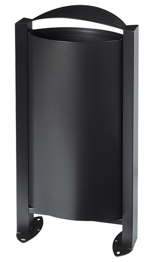 CORBEILLE METAL 60L SANS CENDRIER