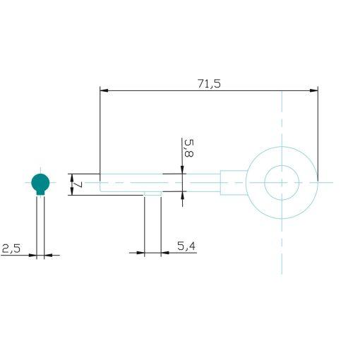 HERACLES LH3 ébauche de clé type Laperche Rolls à pompe sachet de 10