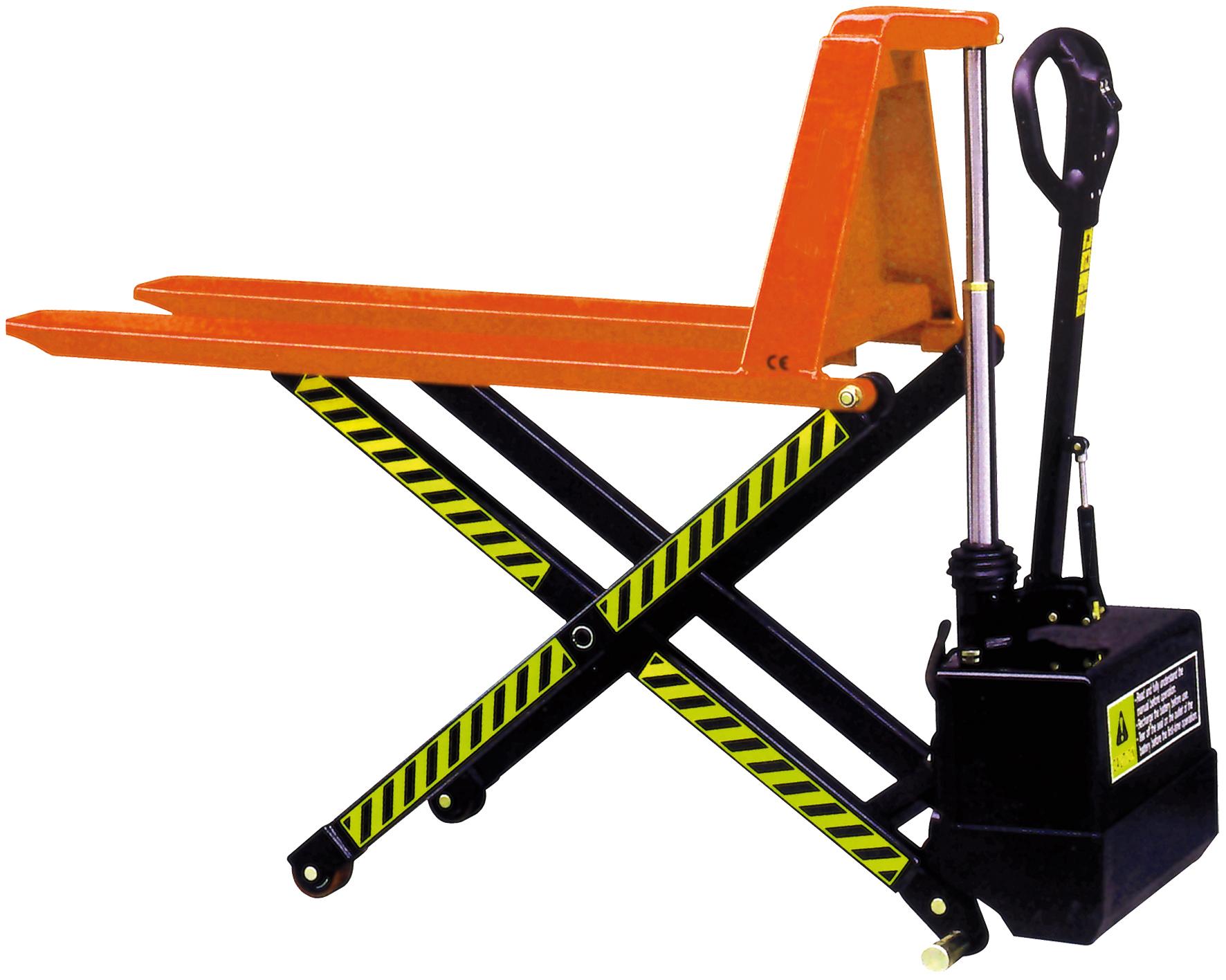 TRANSPALETTE HAUTE LEVEE ELECTRIQUE 1 TONNE