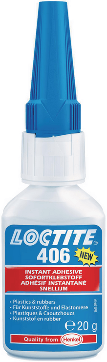Colle universelle instantanée cyanoacrylate - LOCTITE 406 20 g