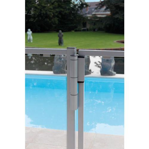 LOCINOX P00009344-SILV ferme portillon hydraulique MAMMOTHcharnière Dino