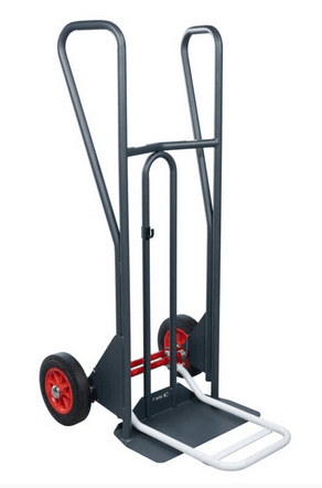 DIABLE A BASCULEMENT ASSISTE 350 KG - BAVETTE FIXE + REPLIABLE