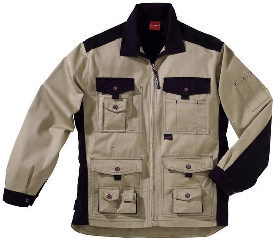 VESTE BEIGE/NOIR WORK ATTITUDE