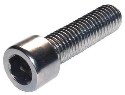 Vis métaux CHC Tête Cylindrique (TC) 6 Pans creux Zingué - DIN 912