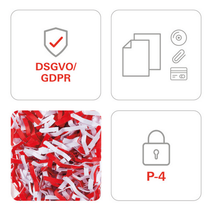 Destructeur de documents individuel AF150 Securio 4,5 x 30 mm HSM