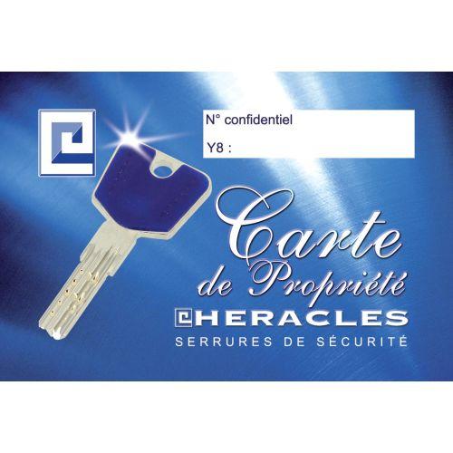 HERACLES Y8-100933MGD cylindre à bouton B30 x 30 mm sur variure MGC Y8