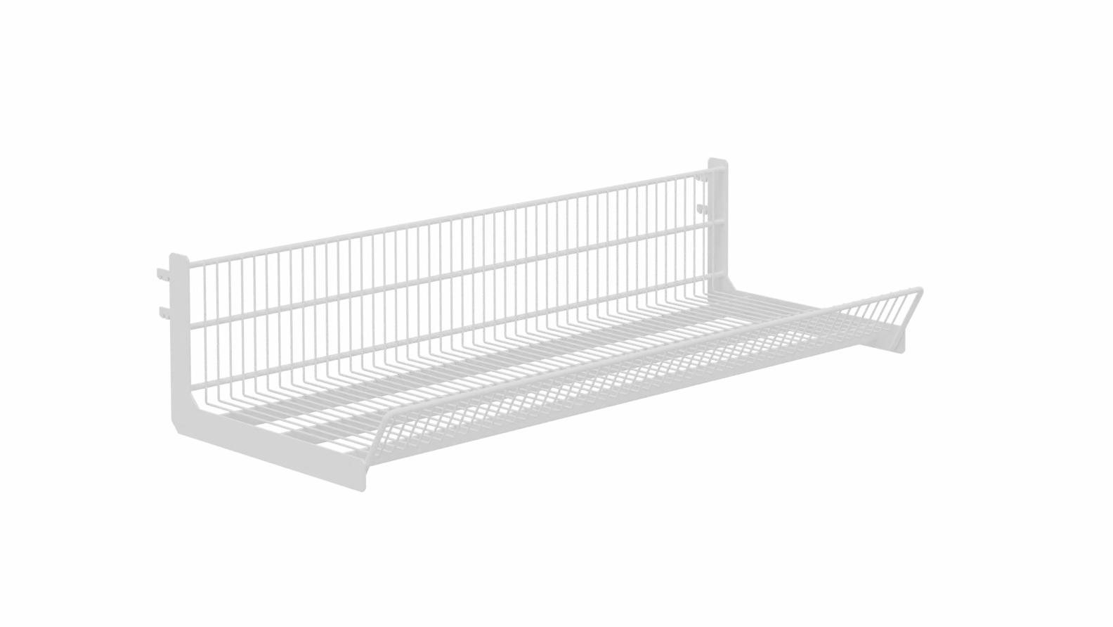 GONDOLE DE MAGASIN DOUBLE FACE FOND LISSE