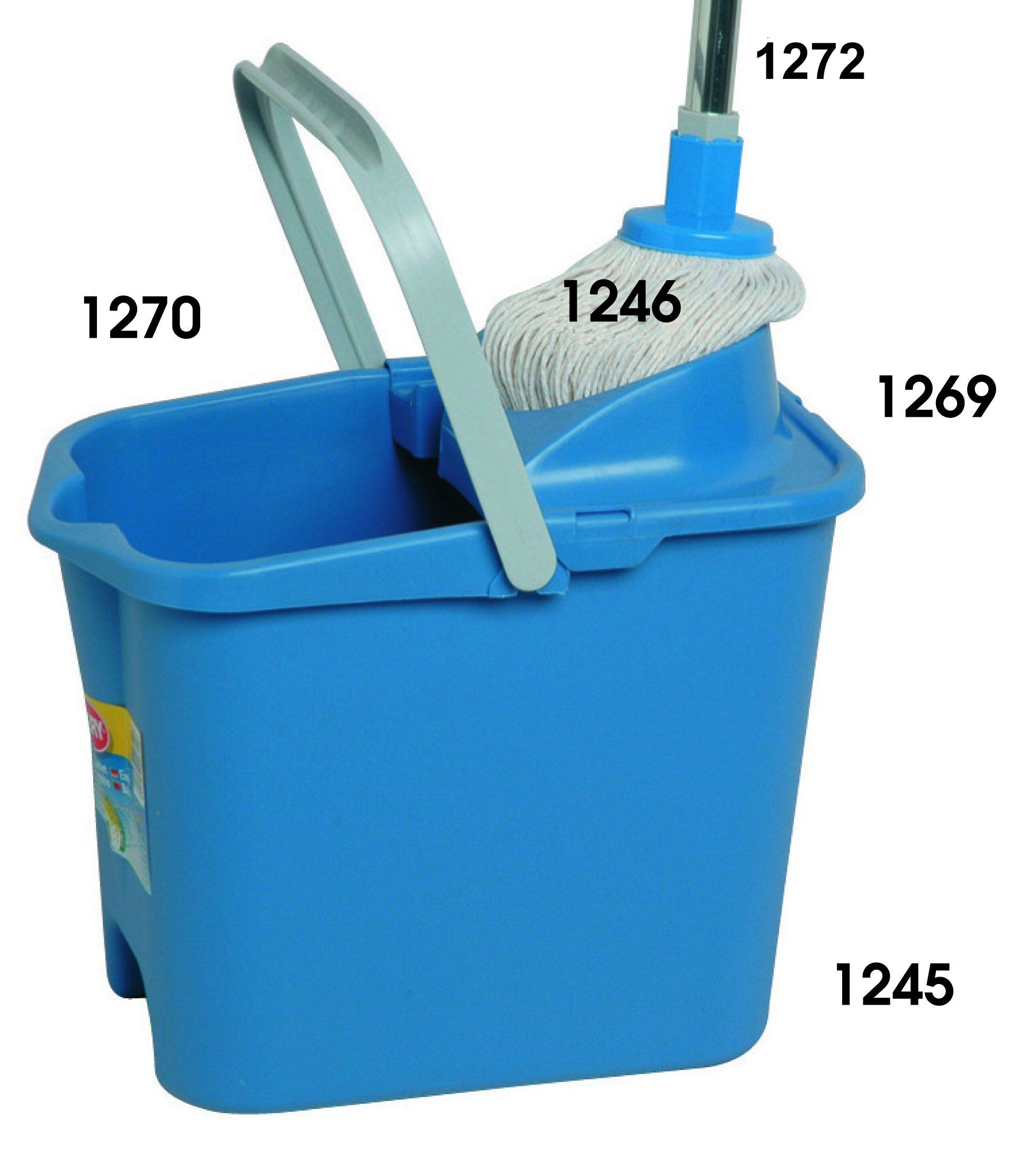 SEAU 14 LITRES GRIS