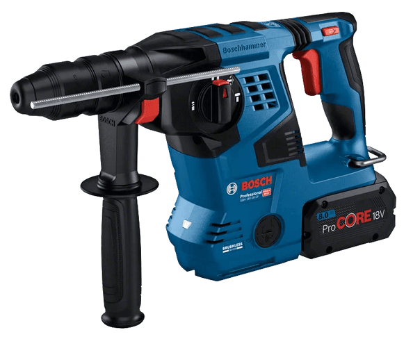 Perforateur sans fil BOSCH 18V GBH 18V-28 CF + 2 batteries de 5,5 Ah