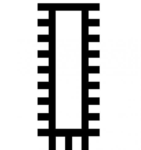Lime plate à main avec manche - PFERD NSB1112