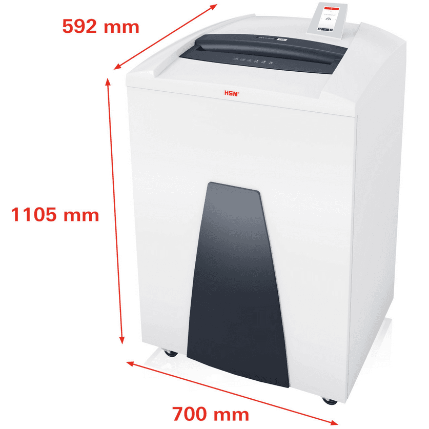 destructeur de documents forte capacité P44i Securio 3,9 x 40 mm HSM