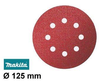 Disques abrasifs Ø125 mm auto-agrippant 8 trous (bois/métal)