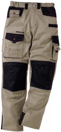 PANTALON BEIGE/NOIR WORK.ATTI.
