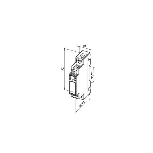 HERACLES PCA-ALIMRD240.75 alimentation à découpage rail DIN 1 module 0,75 A 18 W