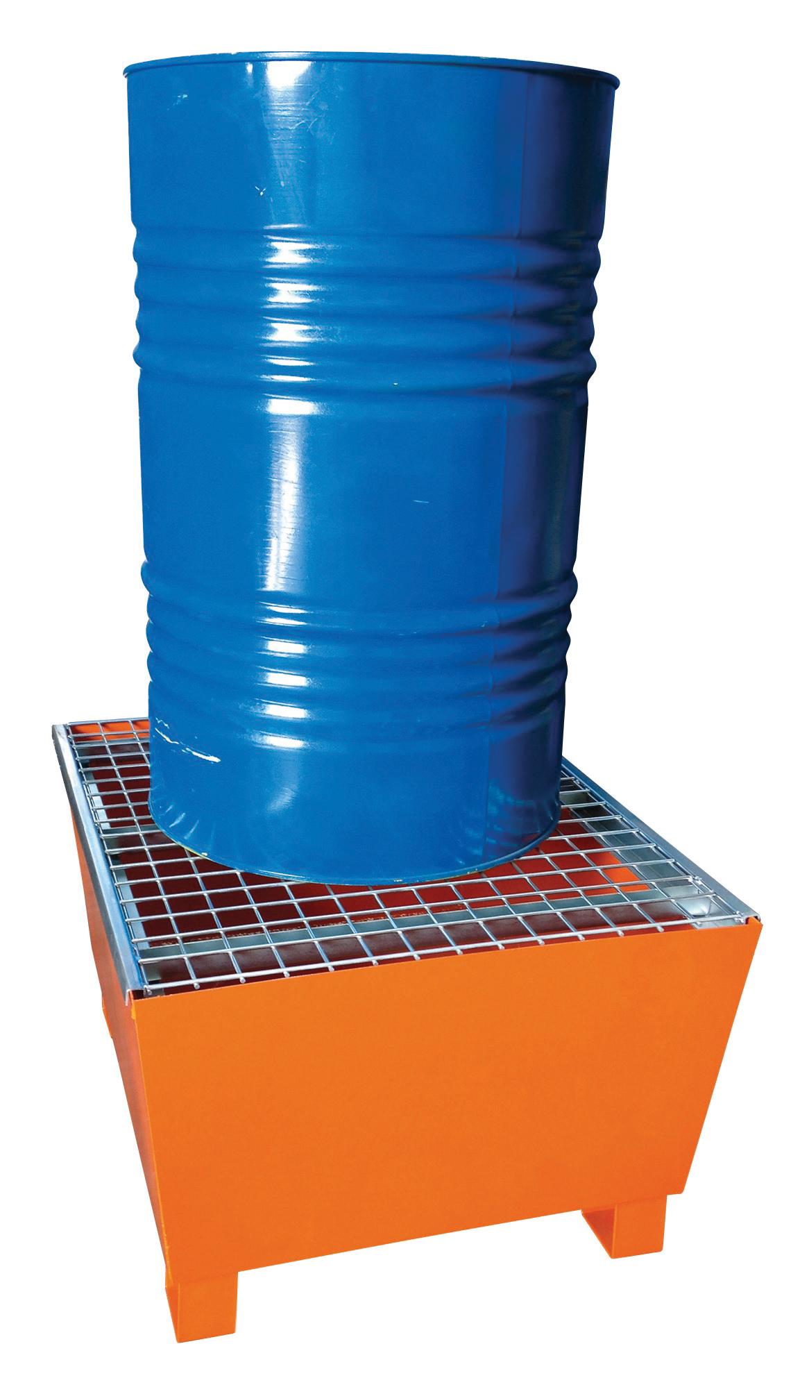 BAC DE RETENTION ACIER AVEC CAILLEBOTIS ACIER