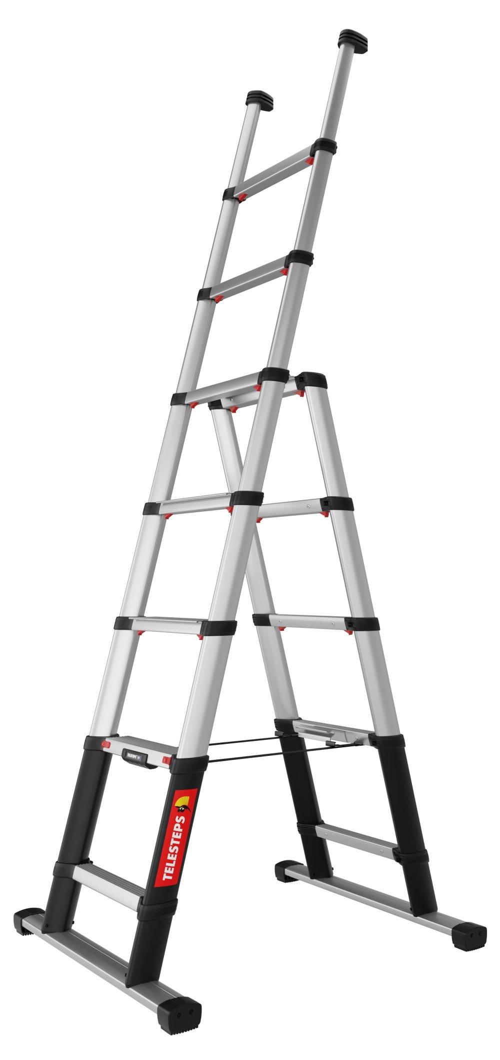 ESCABEAU ET ECHELLE TELESCOPIQUE 2 EN 1