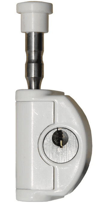 ABUS FTR42 W CL/DFNLI tige de condamnation à clé pour fenêtre coulissante