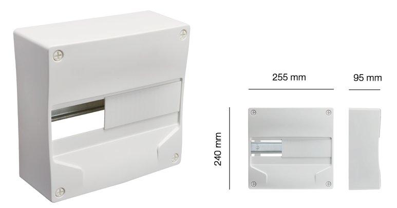 COFFRET À ÉQUIPER 1 RANGÉE 13 MODULES