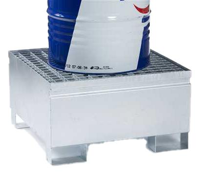 BAC DE RETENTION ACIER CAILLEBOTIS GALVA