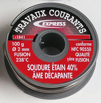 SOUDURE 40% ETAIN