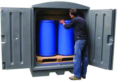 ARMOIRE DE STOCKAGE 1 OU 2 FUTS DE 200L